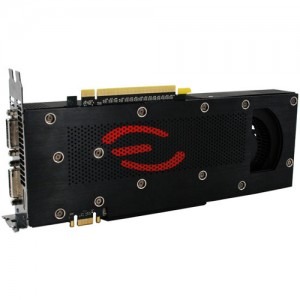 EVGA e-GeForce GTX 295 1.79GB DDR3 896-bit backplate