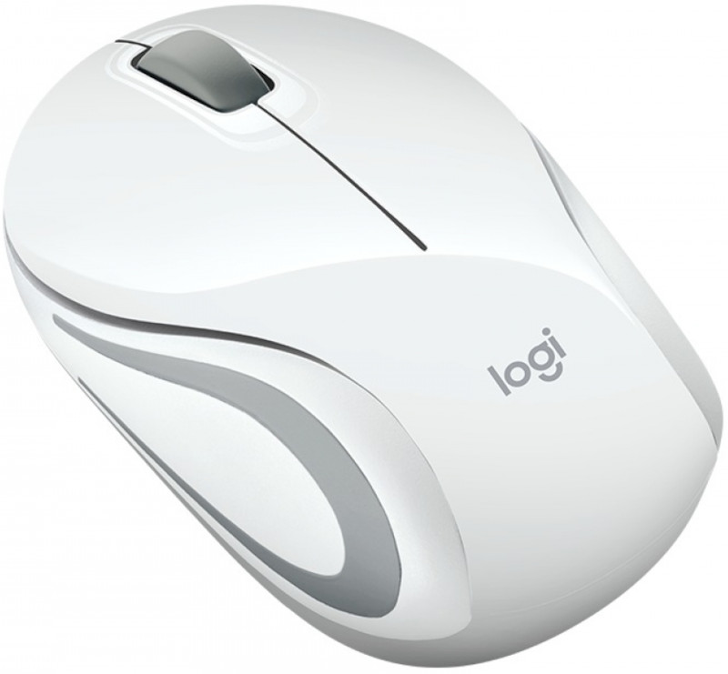 Mouse Logitech M187, Wireless, White