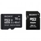 Sony Micro SDHC 16GB Clasa 10 UHS1 + Adaptor SD