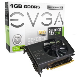 EVGA GeForce GTX 750 Superclocked 1GB GDDR5 128-bit