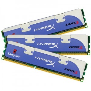 HyperX XMP 3GB DDR3 1600MHz CL9 triple channel kit