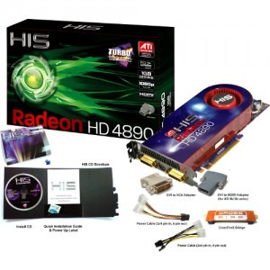 HIS Radeon HD4890 Turbo 1GB GDDR5 256-bit