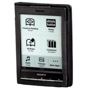 Hama Husa Arezzo Portfolio negru pentru PRS-T1, PRS-T2