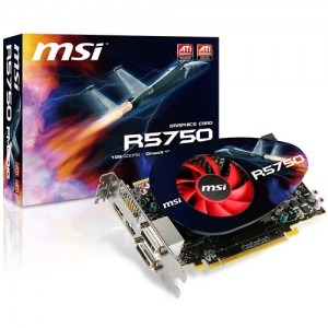 MSI Radeon HD5750 1GB GDDR5 128-bit