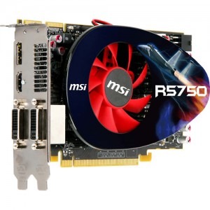 MSI Radeon HD5750 1GB GDDR5 128-bit