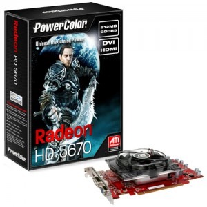 PowerColor Radeon HD5670 512MB GDDR5 128-bit