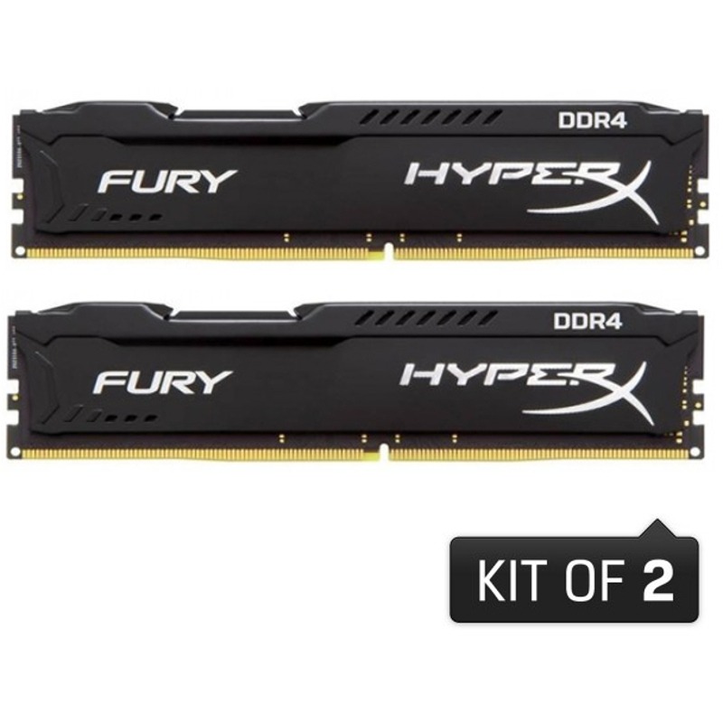 Memorie HyperX Fury Black 16GB DDR4 2133MHz CL14 Dual Channel Kit - PC