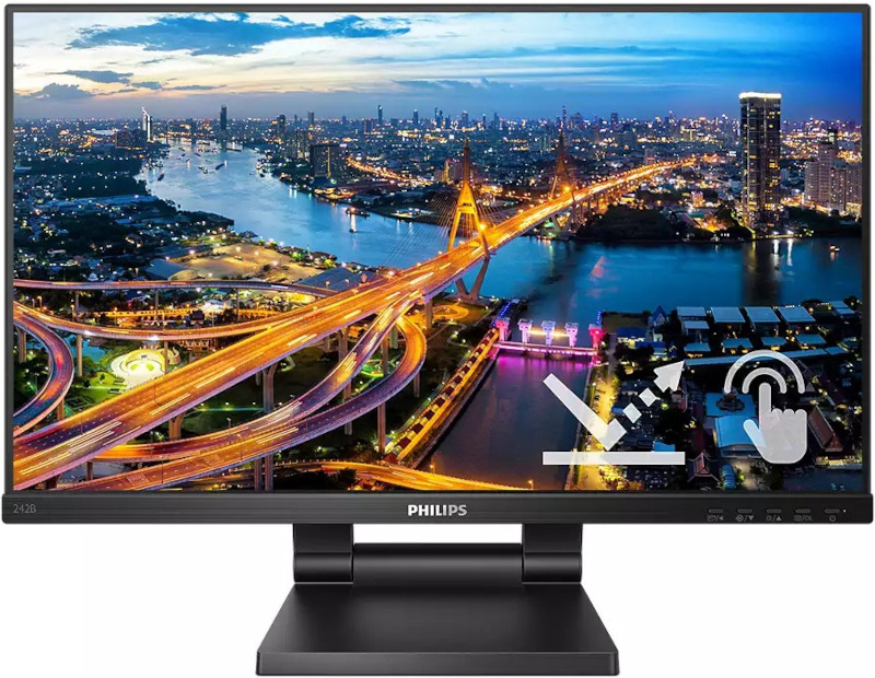 Monitor LED Philips 242B1TC 23.8 inch 4 ms Negru 75 Hz