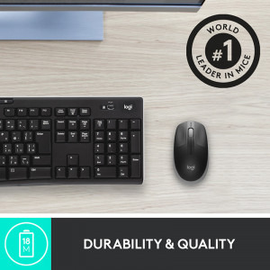 Logitech M190, Wireless, Mid Grey