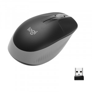 Logitech M190, Wireless, Mid Grey