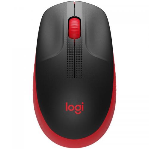 Mouse Logitech M190, Wireless, Red