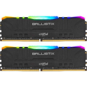 Memorie Crucial Ballistix Black RGB 64GB DDR4 3600MHz CL16 Dual