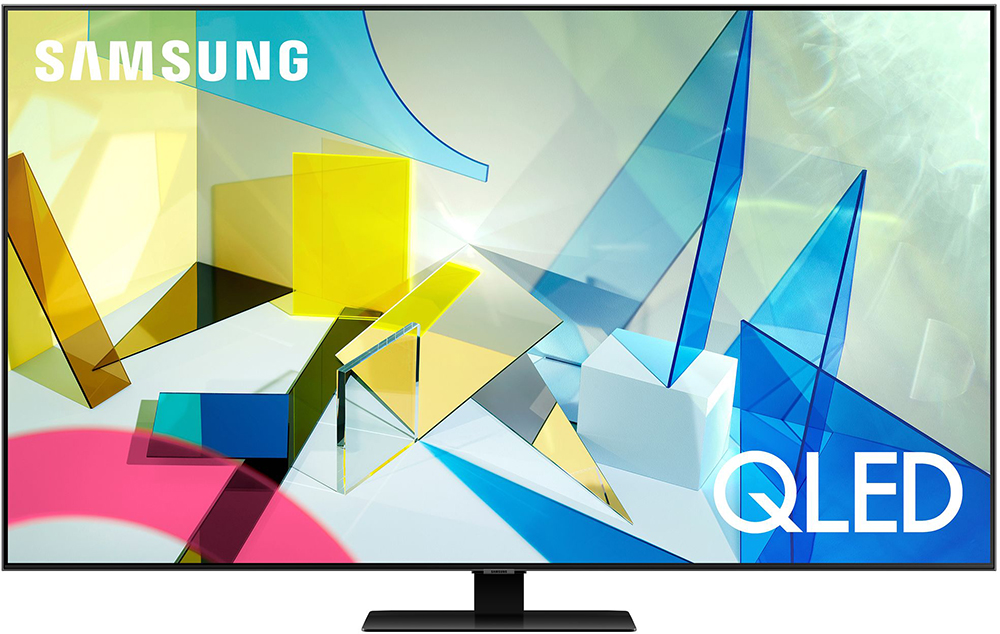 Televizor LED Samsung Smart TV QLED 65Q80TA Seria Q80T 163cm gri 4K UHD HDR