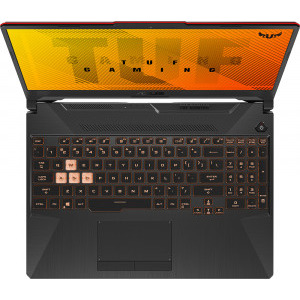 ASUS Gaming 15.6'' ASUS TUF A15 FA506IU, FHD 144Hz, Procesor AMD Ryzen™ 7 4800H (8M Cache, up to 4.20 GHz), 16GB DDR4, 512GB SSD, GeForce GTX 1660 Ti 6GB, No OS, Bonfire Black