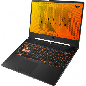 ASUS Gaming 15.6'' ASUS TUF A15 FA506II, FHD, Procesor AMD Ryzen™ 5 4600H (8M Cache, up to 4.0 GHz), 8GB DDR4, 256GB SSD, GeForce GTX 1650 Ti 4GB, No OS, Bonfire Black