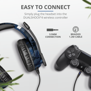 Trust GXT 488 Forze Blue licenta oficiala PS4
