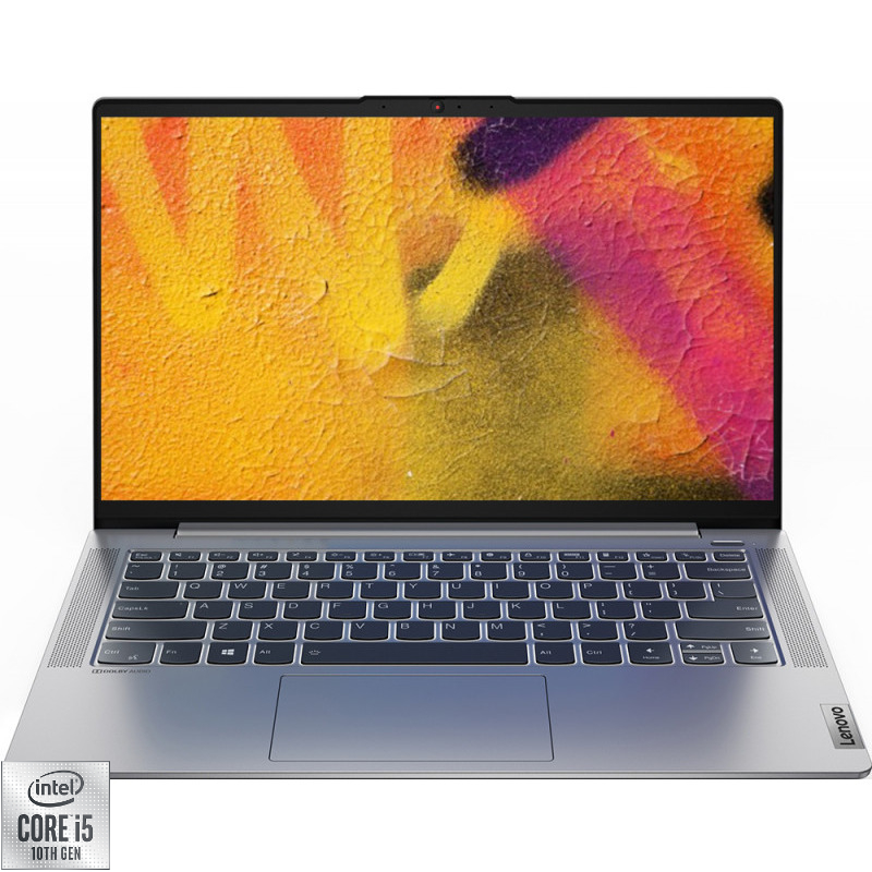 Ultrabook Lenovo 14'' IdeaPad 5 14IIL05, FHD, Procesor Intel® Core™ i5-1035G1 (6M Cache, up to 3.60 GHz), 16GB DDR4, 256GB SSD, GMA UHD, No OS, Platinum Grey