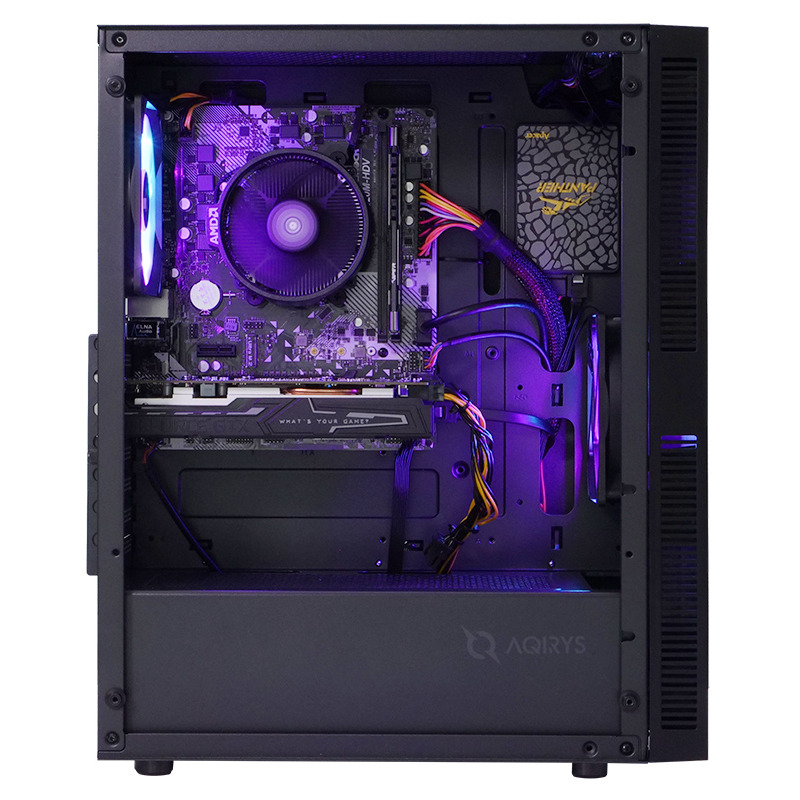 PC FirstGear Gaming Razor, AMD Ryzen 5 2600 3.4GHz, 8GB DDR4, 240GB SSD ...