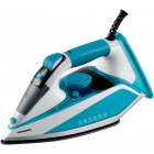 Heinner Fier de calcat EmeraldSteam HSI-2400LGR, 2400W, Alb/Turcoaz