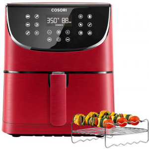 Cosori Friteuza cu aer cald CP158-AF-RXR, 1700W, 5.5L, Rosu