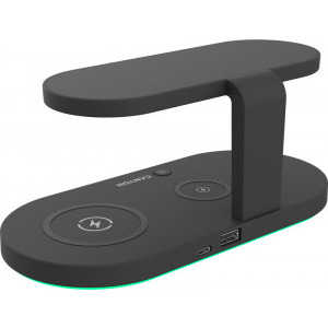 Canyon 5-in-1 Wireless Qi Fast charge 15W, Black