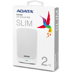 ADATA HV320 2TB 2.5 inch USB 3.0 White