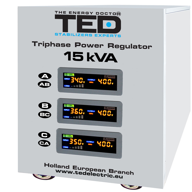 Stabilizator tensiune TED 15KVA-SVC TED000101