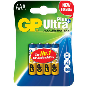 GP Batteries Ultra Plus Alkaline AAA (LR03) 4buc