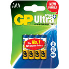 GP Batteries Ultra Plus Alkaline AAA (LR03) 4buc