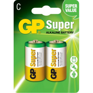 GP Batteries Super Alkaline C (LR14) 2buc
