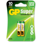 GP Batteries Super Alkaline AAA (LR03) 2buc