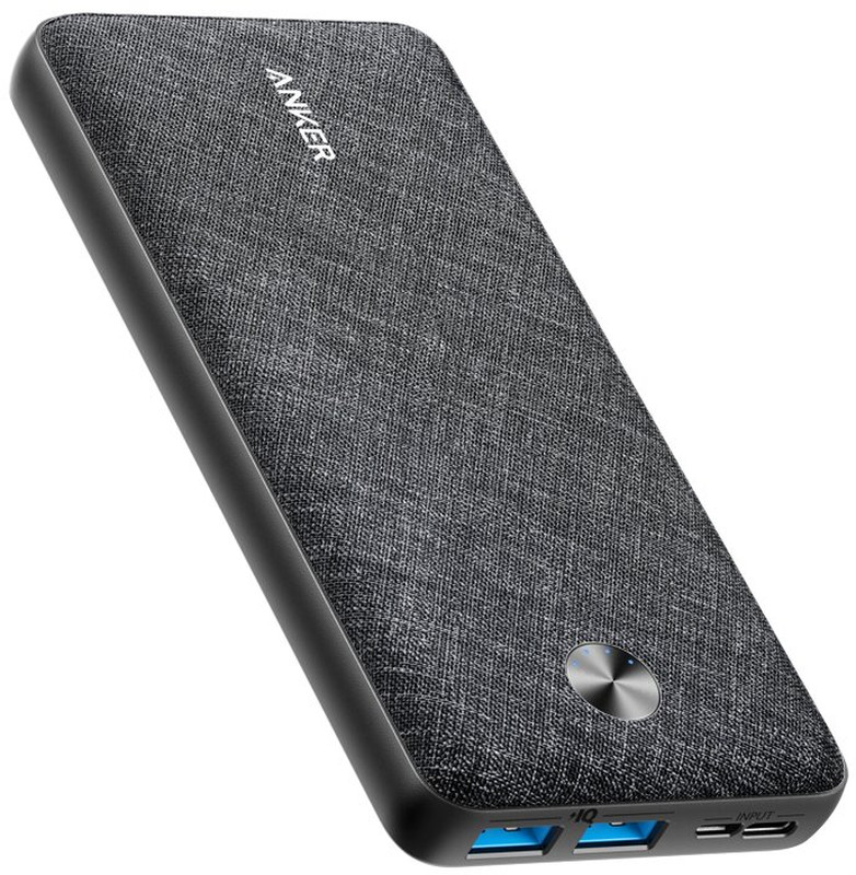 Baterie externa Anker PowerCore Metro Slim, 20000 mAh, Black, tehnologia PowerIQ si VoltageBoost