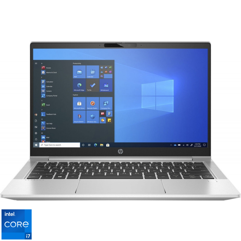 Laptop HP 13.3” ProBook 430 G8, FHD, Procesor Intel® Core™ i7-1165G7 (12M Cache, up to 4.70 GHz, with IPU), 16GB DDR4, 512GB SSD, Intel Iris Xe, Win 10 Pro, Silver HP imagine noua idaho.ro