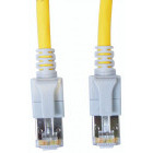 Cablu retea Schrack CAT6a Patch Cable S/FTP cu LED 3m galben