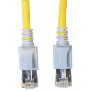 Schrack CAT6a Patch Cable S/FTP cu LED 5m galben