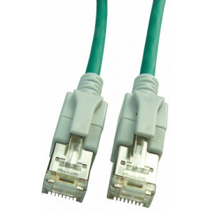 Schrack CAT6a Patch Cable S/FTP cu LED 2m verde