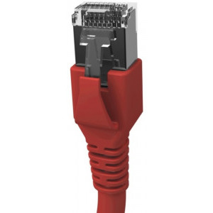 Schrack CAT6a Patch Cable S/FTP 10m rosu