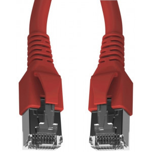 Schrack CAT6a Patch Cable S/FTP 10m rosu