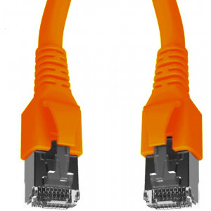 Schrack CAT6a Patch Cable S/FTP 1m orange