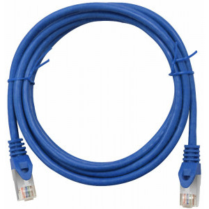 Schrack Cat.5 Patch Cable SF/UTP 0.5m albastru