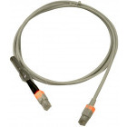 Cablu retea Schrack CAT6 Patch Cable U/UTP cu LED 25m gri