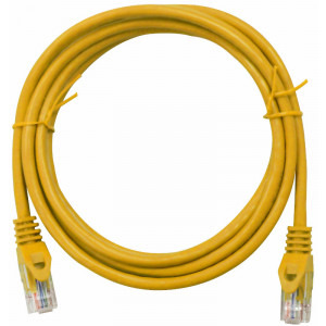 Schrack Cat.5 Patch Cable U/UTP 2m galben