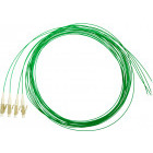 Cablu retea Schrack Pigtail LC, 50/125µm OM2, 2m, Easy Strip, verde, 4buc