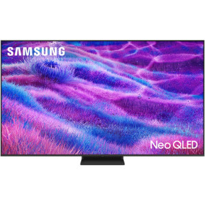 Televizor LED Samsung Smart TV Neo QLED QE55QN80F Seria QN80F 138cm argintiu-negru 4K UHD HDR