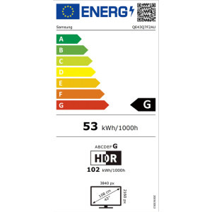 Samsung Smart TV QLED QE43Q7F2 Seria Q7F2 108cm negru 4K UHD HDR