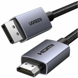 Ugreen DP125 DisplayPort Male - HDMI Male, 1.5 m, Negru