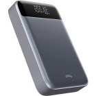 Baterie externa Allity APB-200, 10000 mAh, 1x USB, 1x USB-C 33 W, Display, Silver