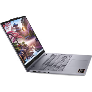 Lenovo 14'' IdeaPad 5 2-in-1 14AKP10, WUXGA OLED Touch, Procesor AMD Ryzen™ Al 7 350 (16M Cache, up to 5.0 GHz), 24GB LPDDR5X, 1TB SSD, AMD Radeon 860M, No OS, Luna Grey