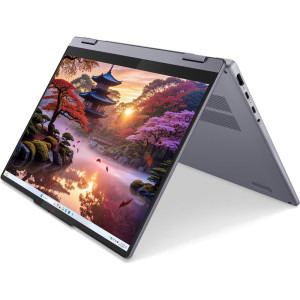 Lenovo 14'' IdeaPad 5 2-in-1 14AKP10, WUXGA OLED Touch, Procesor AMD Ryzen™ Al 7 350 (16M Cache, up to 5.0 GHz), 24GB LPDDR5X, 1TB SSD, AMD Radeon 860M, No OS, Luna Grey