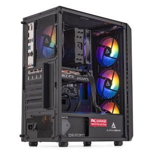 Gaming BALAUR Battle Ready, Intel i5-14400F 2.5GHz, 32GB DDR5, 1TB SSD, RTX 4060 8GB GDDR6, Iluminare RGB, Windows 11 Home
